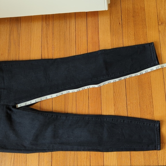 Anthropologie Pilcro High Rise Skinny black jeans size 28 curvy - Picture 9 of 10